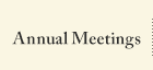 Annual Meetings